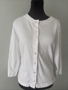 ICanToo cropped cotton cardigan